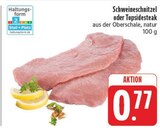 Aktuelles Schweineschnitzel Angebot bei EDEKA in Fürth ab 0,77 €