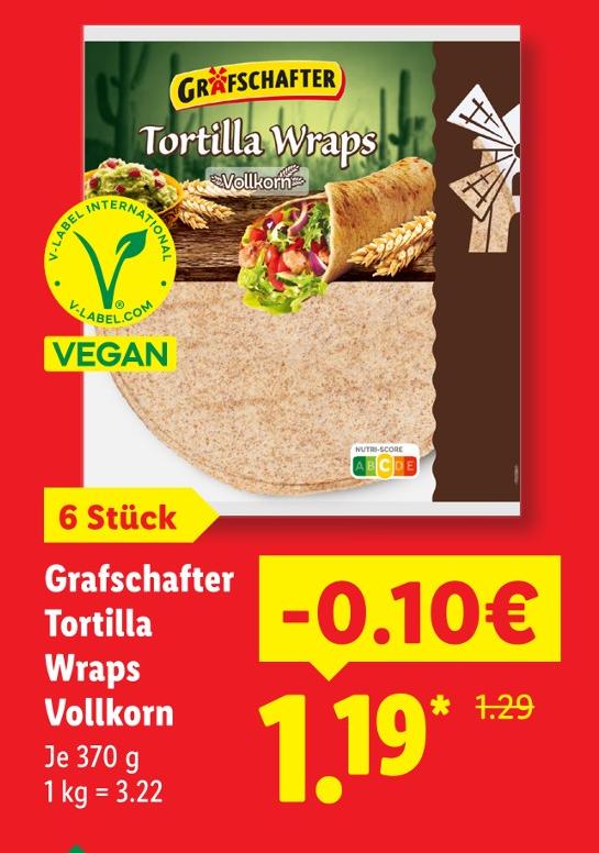 Tortilla Wraps Vollkorn
