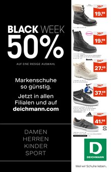 DEICHMANN Prospekt für Hemmoor mit 12 Seiten DEICHMANN Prospekt für Hemmoor: BLACK WEEK, 12 Seiten, 22.11.2021 - 28.11.2021