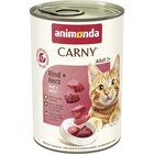 Animonda Cat Dose Carny Adult Rind & Herz 400 g bei Zookauf im Aue Prospekt für 1,99 €