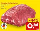 Netto Marken-Discount - Schweine-Nacken/Kamm Angebot im Prospekt Schweine-Nacken/Kamm bei Netto Marken-Discount im Prospekt "" für 0,66 €