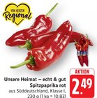 Spitzpaprika rot Angebote von Unsere Heimat – echt & gut bei E center Neustadt für 2,49 €