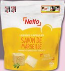 Lessive Capsules Savon de Marseille X30 - NETTO en promo chez Netto Joué-lès-Tours à 1,83 €