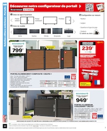 Promotion Porte De Garage dans le prospectus Brico Dépôt, valable du 20/06/2025 au 10/07/2025 Promo Porte De Garage dans le catalogue Brico Dépôt du moment à la page 22