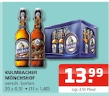 Kulmbacher Mönchshof bei Getränke Oase im Prospekt "" für 13,99 €