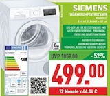 WÄRMEPUMPENTROCKNER Angebote von SIEMENS bei Marktkauf Hagen für 499,00 €