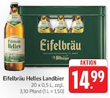 EDEKA - Eifelbräu Helles Landbier Angebot im Prospekt Eifelbräu Helles Landbier bei EDEKA im Prospekt "" für 14,99 €