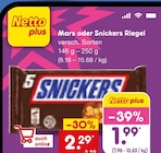 Riegel Angebote von Mars oder Snickers bei Netto Marken-Discount Würzburg für 1,99 €