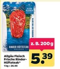Frische Rinder-Hüftsteak im Angebot bei Netto mit dem Scottie in Neubrandenburg Frische Rinder-Hüftsteak Angebote von Allgäu Fleisch bei Netto mit dem Scottie Neubrandenburg für 5,39 €