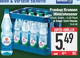 Mineralwasser im Angebot bei EDEKA in Ingolstadt Mineralwasser Angebote von Franken Brunnen bei EDEKA Ingolstadt für 5,49 €