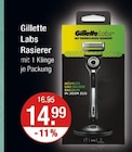 Labs Rasierer im V-Markt Prospekt Labs Rasierer von Gillette im aktuellen V-Markt Prospekt für 14,99 €