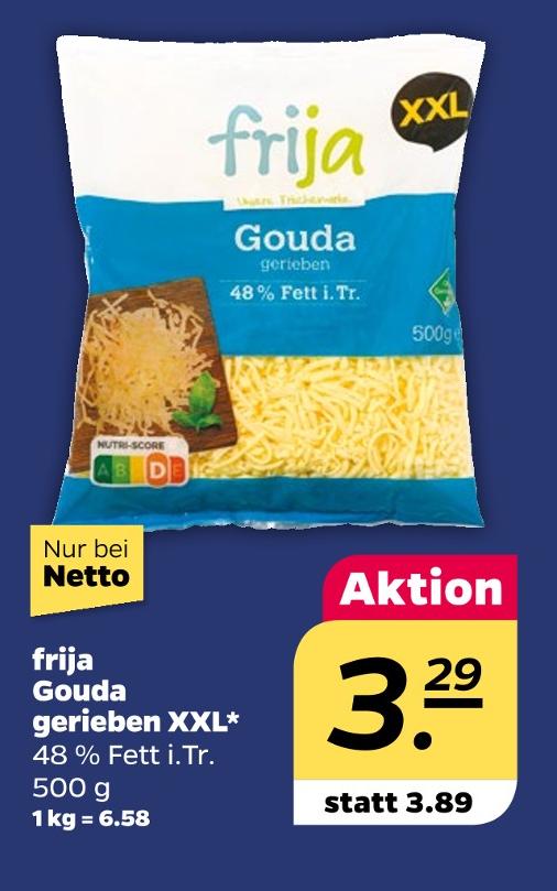 Gouda gerieben XXL