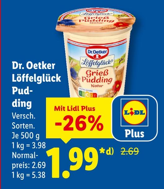 Löffelglück Pudding