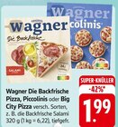 Die Backfrische Pizza, Piccolinis oder Big City Pizza Angebote von Wagner bei EDEKA Heilbronn für 1,99 €