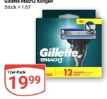 Mach3 Klingen Angebote von Gillette bei GLOBUS Erfurt für 19,99 €