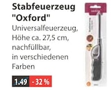 Stabfeuerzeug Oxford von  im aktuellen V-Markt Prospekt für 1,49 €