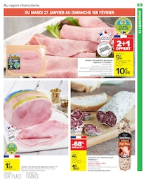 Prix et réduction Saucisson Sec dans le prospectus Carrefour Market en cours Offre Saucisson Sec dans le catalogue Carrefour Market du moment à la page 17