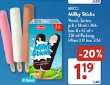 Mucci im ALDI SÜD Prospekt Milky Sticks von Mucci im aktuellen ALDI SÜD Prospekt für 1,19 €