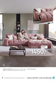 Couch im aktuellen Kabs Prospekt (Bremen) Couch im Kabs Prospekt "BLACK WEEKS" mit 38 Seiten (Bremen)