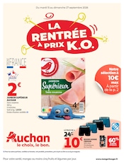 Promotion Tablettes lave-Vaisselle dans le prospectus Auchan Hypermarché, valable du 15/09/2026 au 27/09/2026 Promo Tablettes lave-Vaisselle dans le catalogue Auchan Hypermarché du moment à la page 1