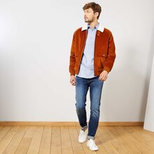 Kiabi Cormontreuil - Blouson en velours col sherpa Promo Blouson en velours col sherpa dans le catalogue Kiabi "Kiabi : la mode à petits prix" à Cormontreuil