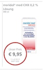 meridol med CHX 0,2 % Lösung bei LINDA Premiumapotheke im Rüsselsheim Prospekt für 9,95 €
