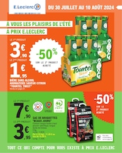 Catalogue Supermarchés E.Leclerc en cours à Peyrabout et alentours, "Dépensez moins sur vos courses", 32 pages, 30/07/2024 - 10/08/2024
