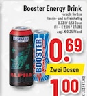 Energy Drink im Angebot bei Marktkauf in Detmold Energy Drink Angebote von Booster bei Marktkauf Detmold für 0,69 €