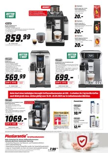 Kaffee im MediaMarkt Saturn Prospekt "Unsere Frühlingshighlights von MediaMarkt & Saturn" mit 8 Seiten (Rheda-Wiedenbrück)