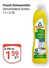 Scheuermilch Zitrone Angebote von Frosch bei GLOBUS Salzgitter für 1,59 €