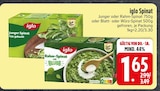 Junger oder Rahm-Spinat von iglo im aktuellen EDEKA Prospekt für 1,65 €