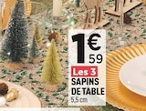 Sapins de table dans le catalogue Centrakor