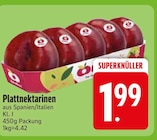 Plattnektarinen im EDEKA Prospekt Plattnektarinen von im aktuellen EDEKA Prospekt für 1,99 €