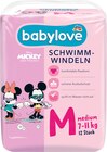 Schwimmwindeln Disney Gr. Medium (7-11 kg) im dm-drogerie markt Prospekt Schwimmwindeln Disney Gr. Medium (7-11 kg) von babylove im aktuellen dm-drogerie markt Prospekt für 3,75 €