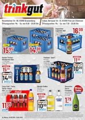 Trinkgut Discounter Prospekt der aktuellen Woche mit 4 Seiten, gültig von 14.09.2026 bis 19.09.2026, in Flintsbach und Umgebung Aktueller Trinkgut Discounter Prospekt in Flintsbach und Umgebung, "Aktuelle Angebote" mit 4 Seiten, 14.09.2026 - 19.09.2026