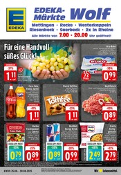 Aktueller EDEKA Supermarkt Prospekt in Voltlage und Umgebung, "Aktuelle Angebote" mit 24 Seiten, 25.08.2025 - 30.08.2025