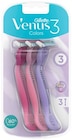Einwegrasierer Venus 3 Color im Angebot bei REWE in Emden Einwegrasierer Venus 3 Color Angebote von Gillette bei REWE Emden für 2,99 €