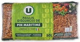 Paillis d'écorces de pin maritime - U - Super U à Villeneuve-d'Ascq Paillis d'écorces de pin maritime - U en promo chez Super U Villeneuve-d'Ascq à 14,98 €