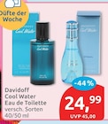 Cool Water Eau de Toilette Angebote von Davidoff bei budni Buchholz für 24,99 €