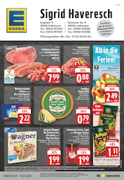 Discounter Prospekt von EDEKA Ladbergen EDEKA Prospekt: "Aktuelle Angebote", 24 Seiten, 07.07.2025 - 12.07.2025