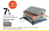 Galette de Chaise 38x38 cm - Ateliers du Linge en promo chez E.Leclerc Saint-Herblain à 7,90 €