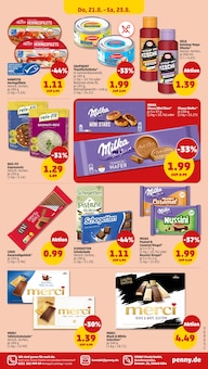 Milka im Penny Prospekt "Wer günstig will, muss Penny." mit 38 Seiten (Lübeck)
