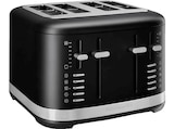 5KMT4109EBM Toaster Matt Schwarz (1960 Watt, Schlitze: 4) im MediaMarkt Saturn Prospekt 5KMT4109EBM Toaster Matt Schwarz (1960 Watt, Schlitze: 4) von KITCHENAID im aktuellen MediaMarkt Saturn Prospekt für 199,99 €