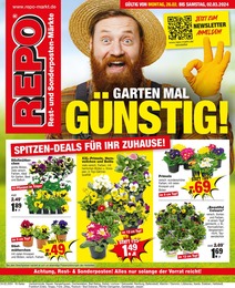 Repo Prospekt für Fehrbellin: "GARTEN MAL GÜNSTIG!", 16 Seiten, 26.02.2024 - 02.03.2024
