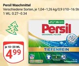 Aktuelle Persil Angebote bei GLOBUS in Braunschweig Aktuelles Tiefenrein Angebot bei GLOBUS in Braunschweig ab 4,99 €