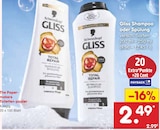 Shampoo oder Spülung von Gliss im aktuellen Netto Marken-Discount Prospekt für 2,49 €