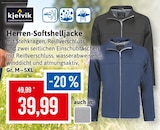 Herren-Softshelljacke bei Kaufhaus Stolz im Bad Doberan Prospekt für 39,99 €