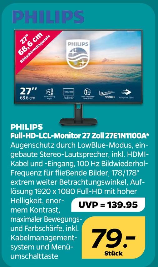Full-HD-LCL-Monitor 27 Zoll 27E1N1100A