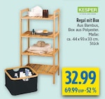 Regal mit Box im diska Prospekt Regal mit Box von Kesper im aktuellen diska Prospekt für 32,99 €
