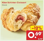 Käse-Schinken-Croissant für 0,69 € bei Netto Marken-Discount im Angebot Käse-Schinken-Croissant im aktuellen Netto Marken-Discount Prospekt